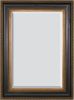 Classic Contour Mirror 24X36 Black Gold