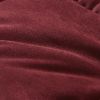 Full/Queen Plush Sherpa Reversible Micro Suede Comforter Set in Marron