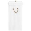 Bamboo Laundry Basket White
