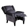 Modern Comfortable Upholstered leisure chair / Recliner Chair for Living Room (Grey)