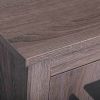 X-shaped bedside table--retro wood grain (2 pieces)