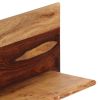 Wall Shelves 2 pcs 66.5"x10.2"x7.9" Solid Sheesham Wood