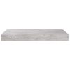 Floating Wall Shelves 4 pcs Concrete Gray 15.7"x9.1"x1.5" MDF