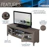 Techni Mobili Grey Driftwood TV Stand