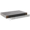 Floating Wall Shelves 4 pcs Concrete Gray 15.7"x9.1"x1.5" MDF