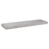Floating Wall Shelves 2 pcs Concrete Gray 31.5"x9.3"x1.5" MDF