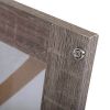 X-shaped bedside table--retro wood grain (2 pieces)
