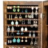 Fashion Simple Jewelry Storage Mirror Cabinet With LED Lights Can Be Hung On The Door Or Wall