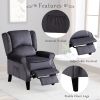 Modern Comfortable Upholstered leisure chair / Recliner Chair for Living Room (Grey)