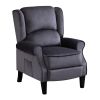 Modern Comfortable Upholstered leisure chair / Recliner Chair for Living Room (Grey)