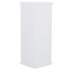 Freestanding Bathroom Cabinet with Glass Door; Corner Storage Cabinet for Bathroom; Living Room and Kitchen; MDF Board with Painted Finish; White