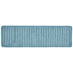 Christa Collection (Color: Aqua, size: 18" x 54" Rectangle)