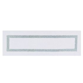 Hotel Collection (Color: White/Blue, size: 20" x 60" Rectangle)