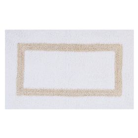 Hotel Collection (Color: White/Sand, size: 21" x 34" Rectangle)
