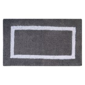 Hotel Collection (Color: Gray/White, size: 24" x 40" Rectangle)