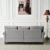 Linen Fabric Upholstery with Storage Sofa