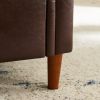 Multifunctional Storage Rectangular PU Leather Sofa Stool for Living Room